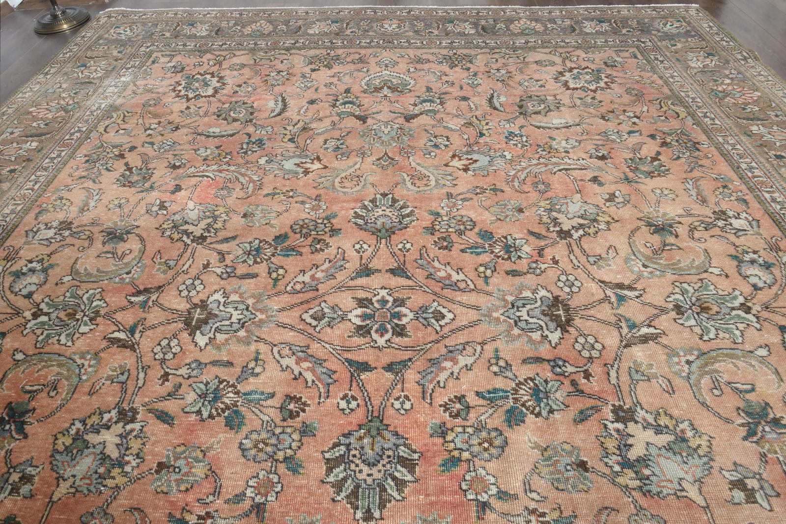 9'6x12 ft, ORANGE OVERSIZED RUG - 7