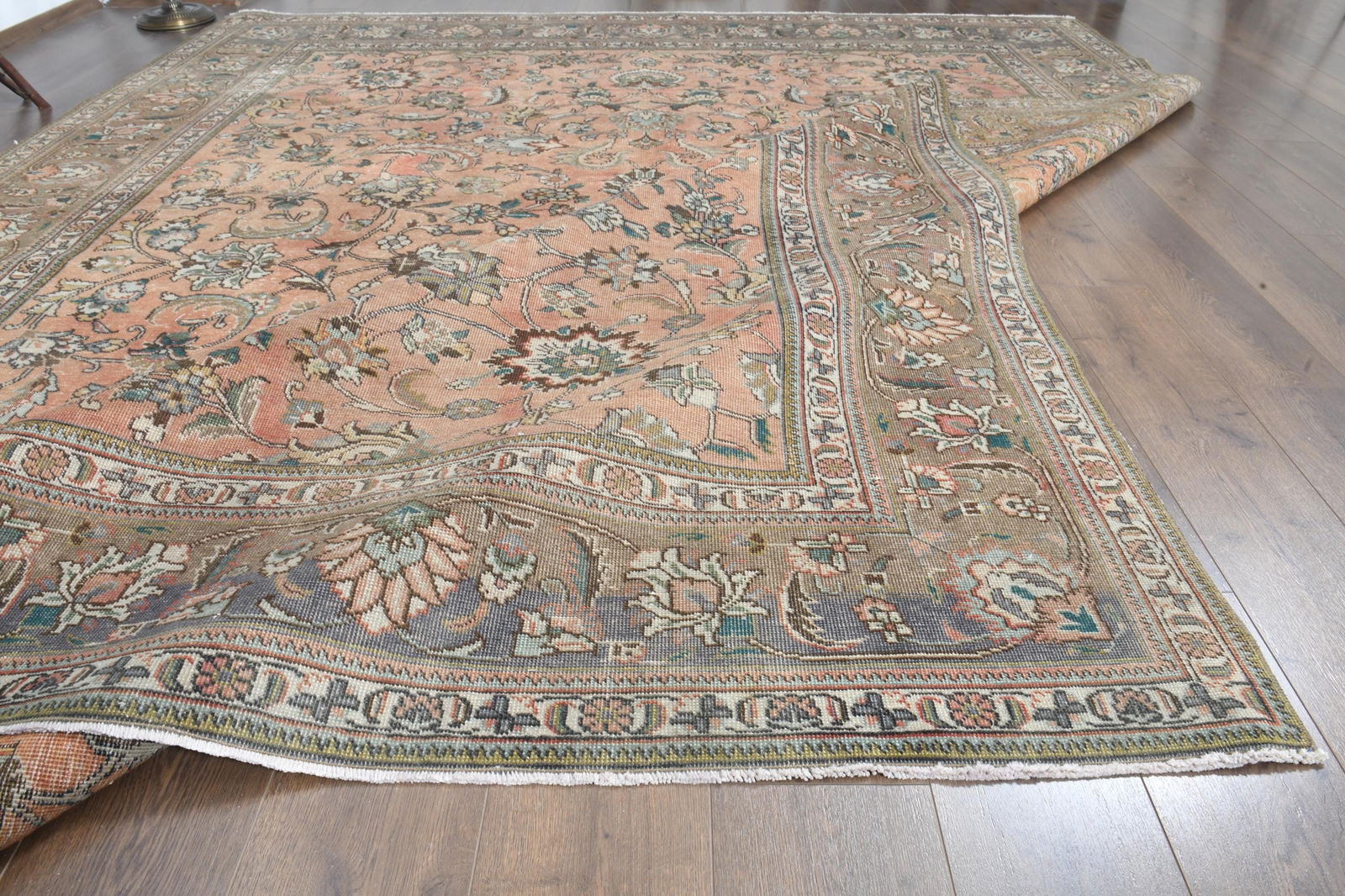 9'6x12 ft, ORANGE OVERSIZED RUG - 9