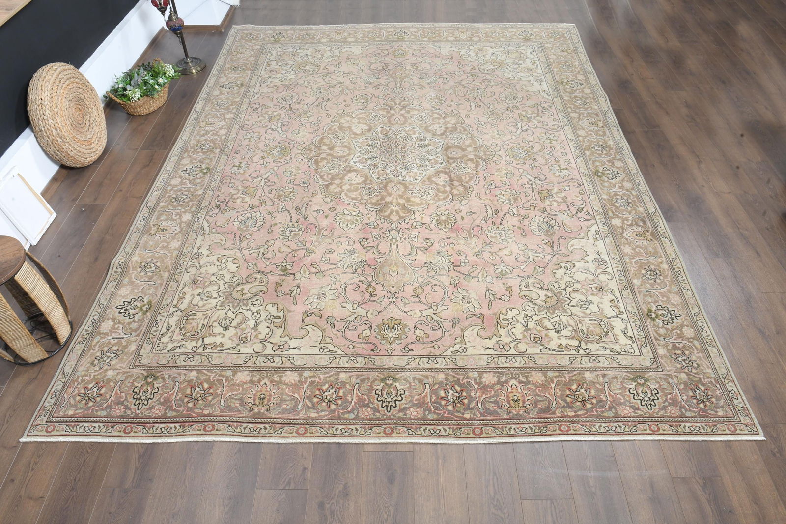 9'6x12'7 ft, PINK BOHEMIAN RUG - 2