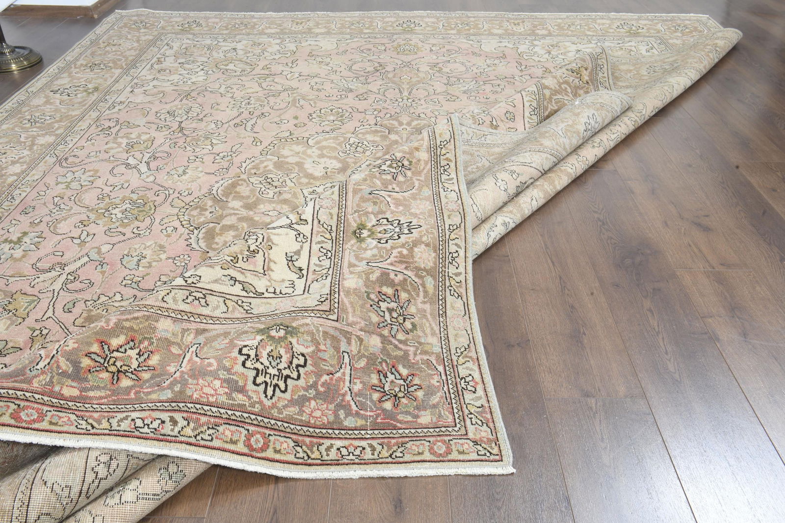 9'6x12'7 ft, PINK BOHEMIAN RUG - 6