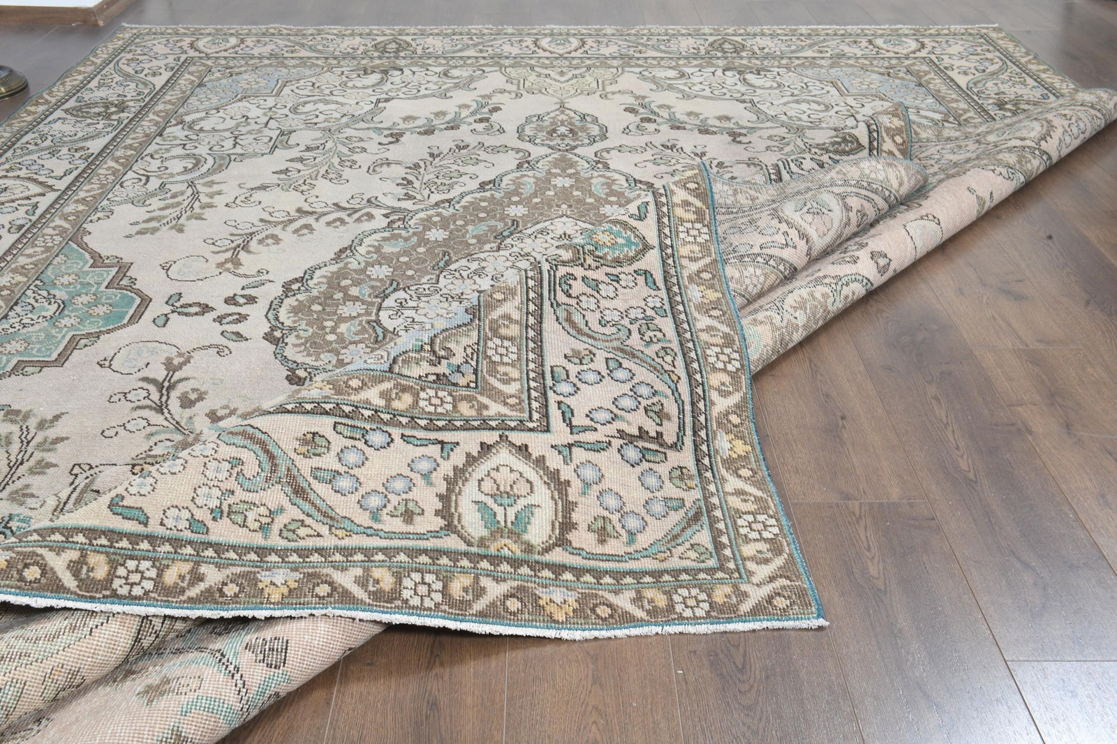 9'4x12'5 ft, BROWN OVERSIZED RUG - 6