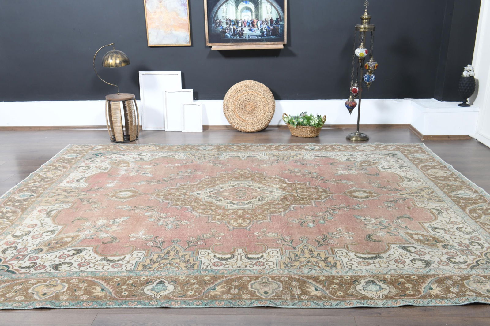 9x12'2 ft, PINK OVERSIZED RUG - 10