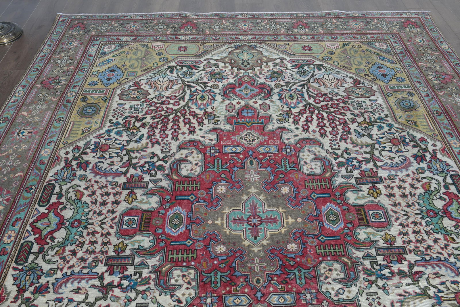 7'9x11'2 ft, OVERSIZED PERSIAN RUG - 4