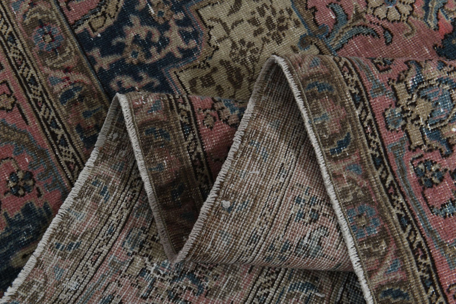 7'3x10'3 ft, OVERSIZED PINK BLUE, Minimalist Decor, Area Rug (1 of 10)