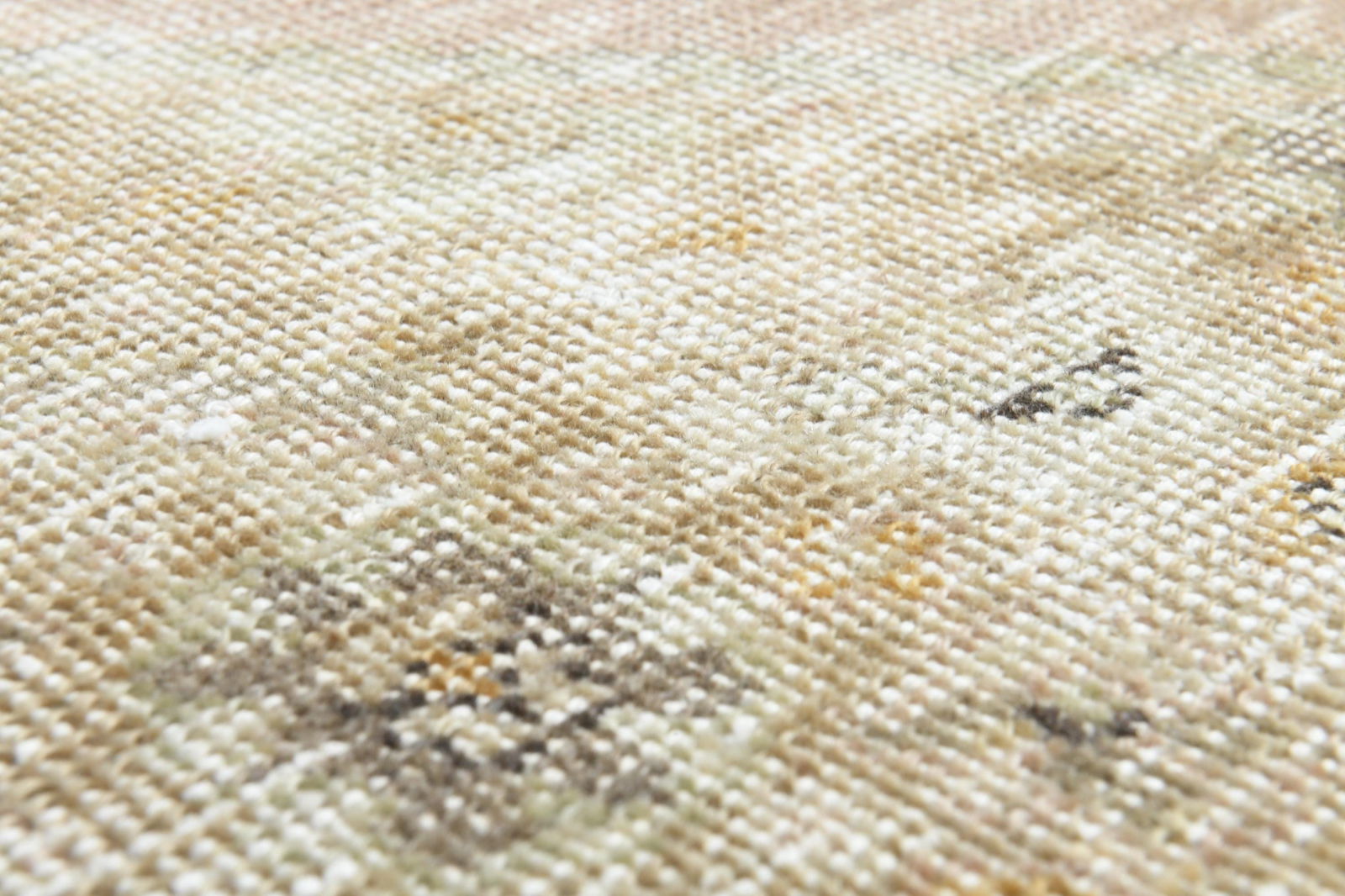 9'1x12'2 ft, ORANGE OVERSIZED RUG, Vintage Wool - 3