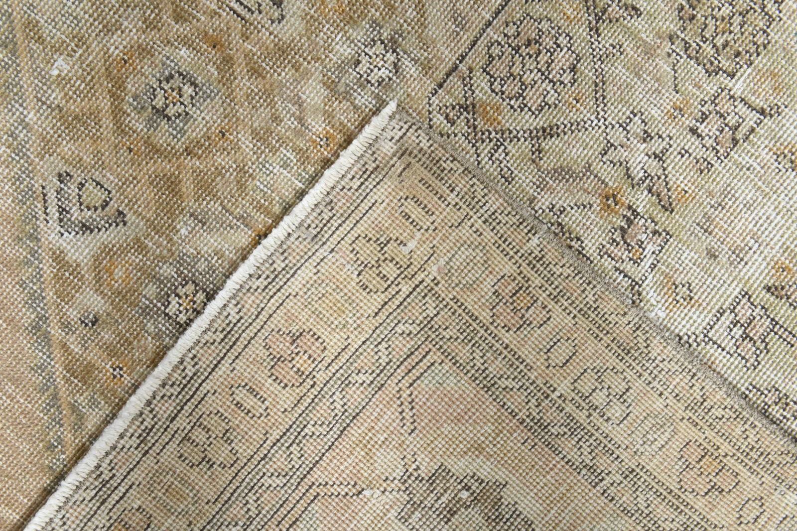 9'1x12'2 ft, ORANGE OVERSIZED RUG, Vintage Wool - 8