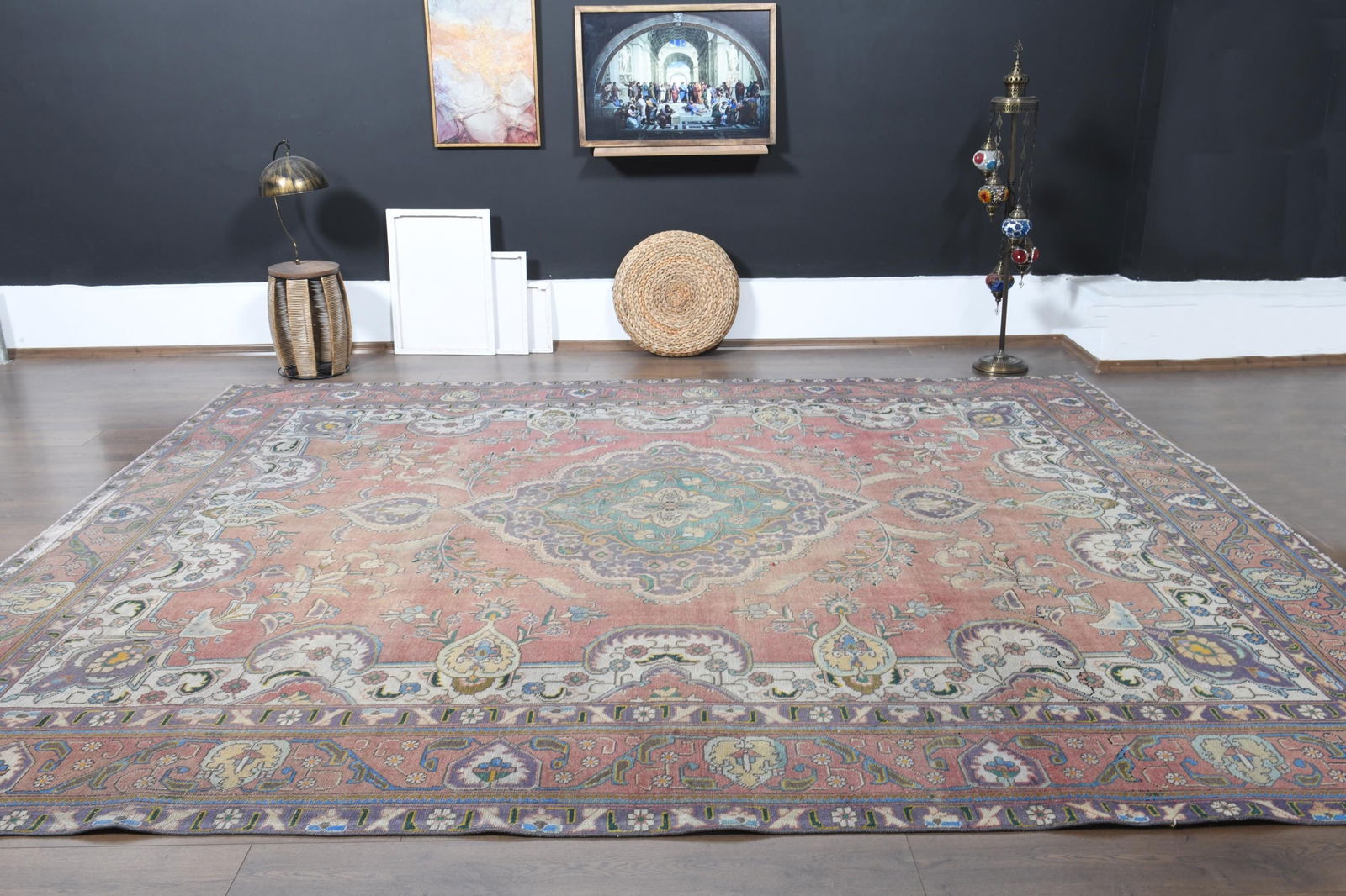 10'1x12'4 ft, OVERSIZED PERSIAN RUG, Living Room - 10