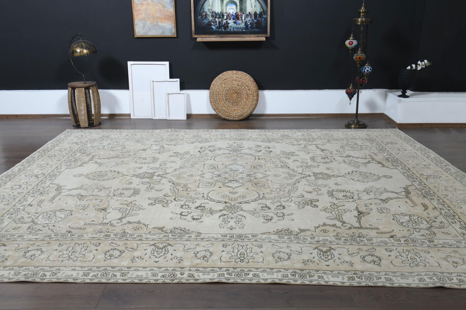 9'5x12'5 ft, OVERSIZED TURKISH RUG, Living Room Rug - 10