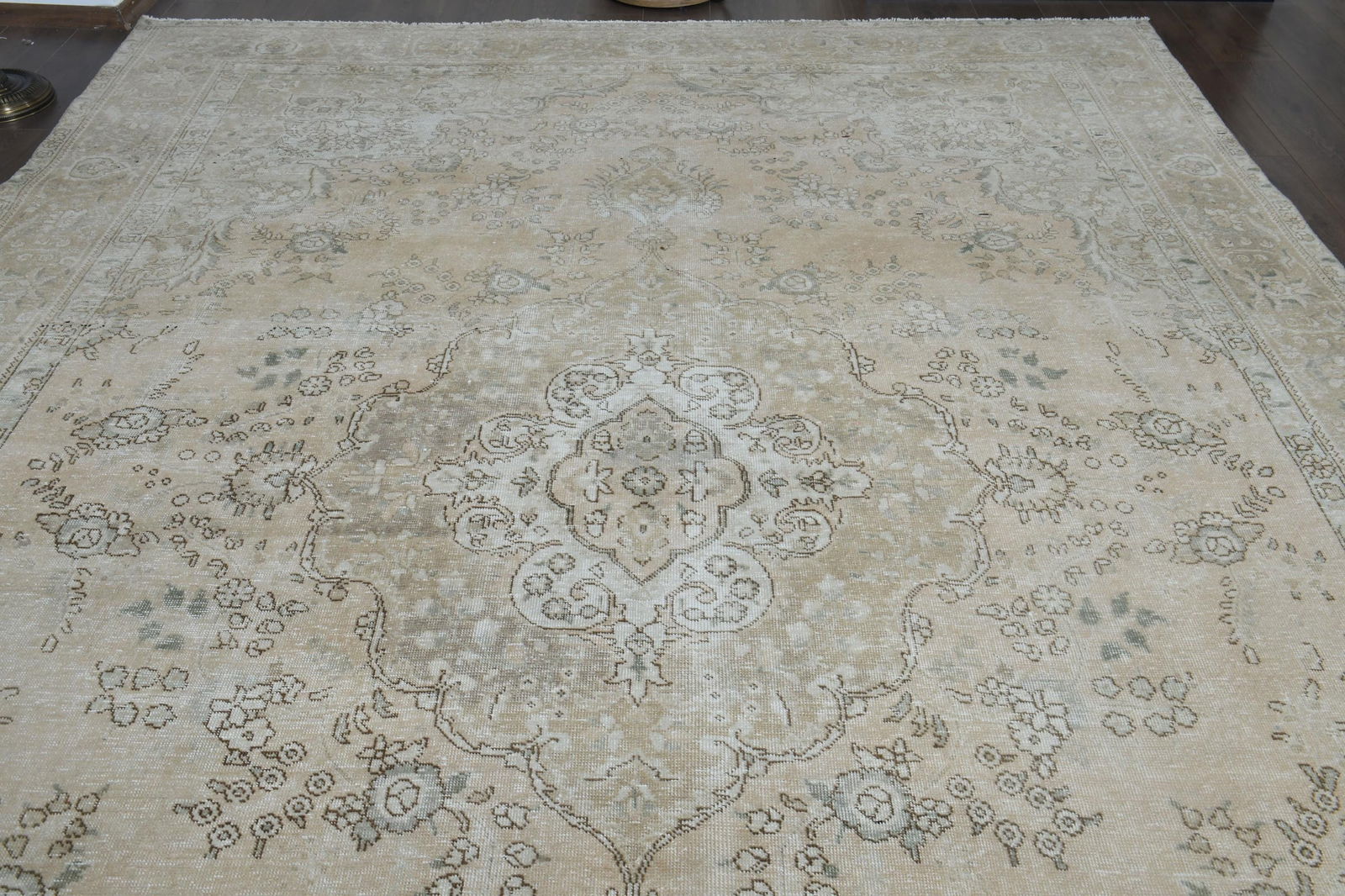 9'3x12'9 ft, OVERSIZED ORANGE BEIGE - 5