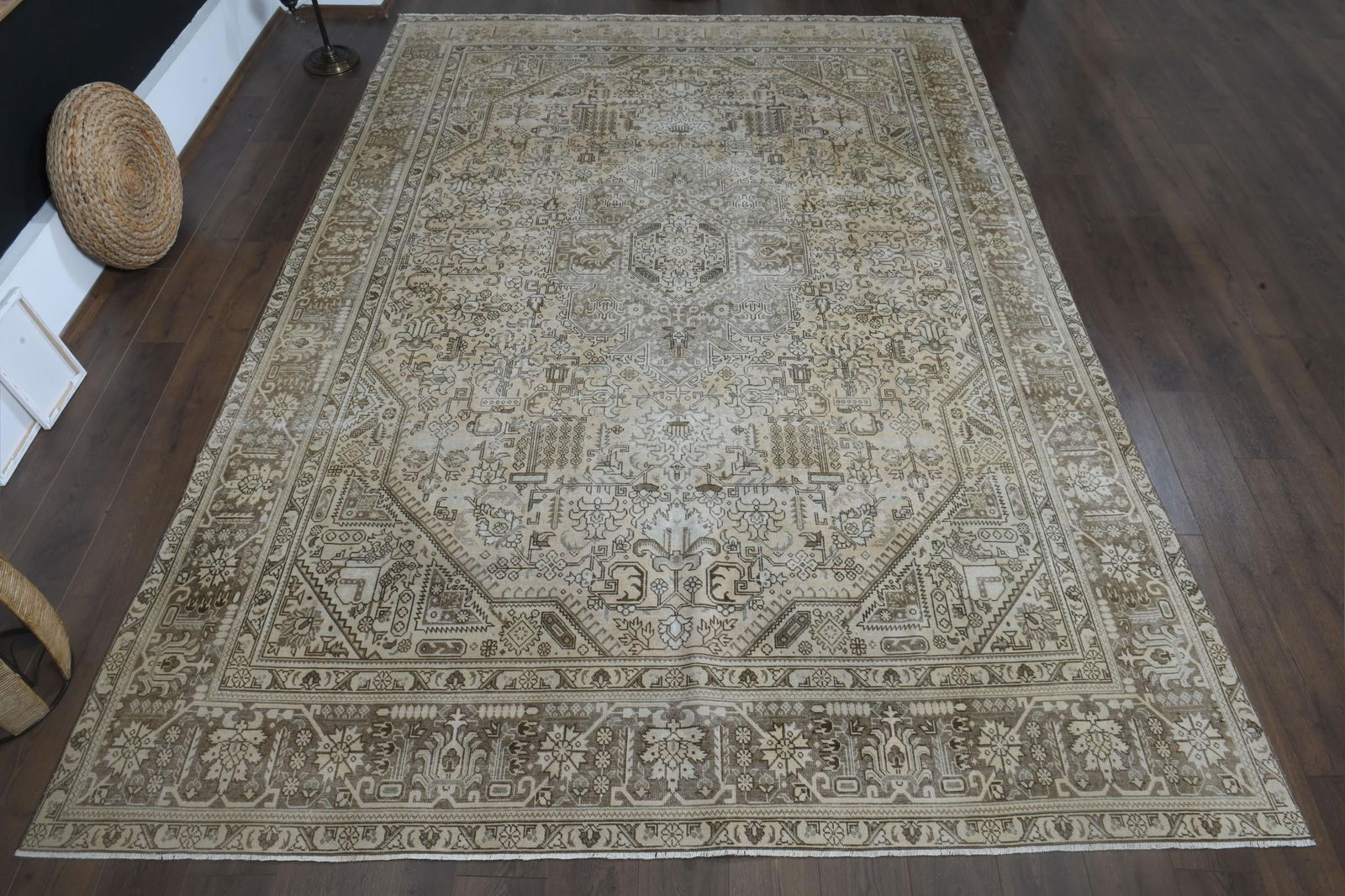 9x12'8 ft, VINTAGE PERSIAN RUG - 2