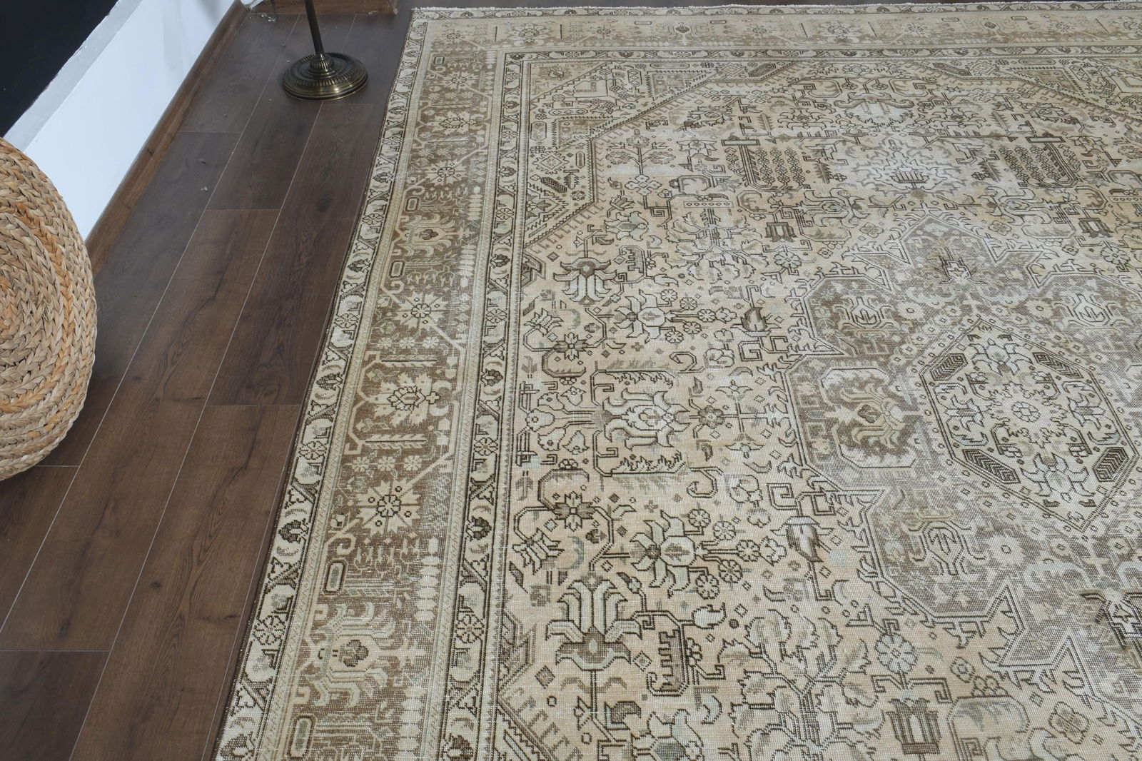 9x12'8 ft, VINTAGE PERSIAN RUG - 5