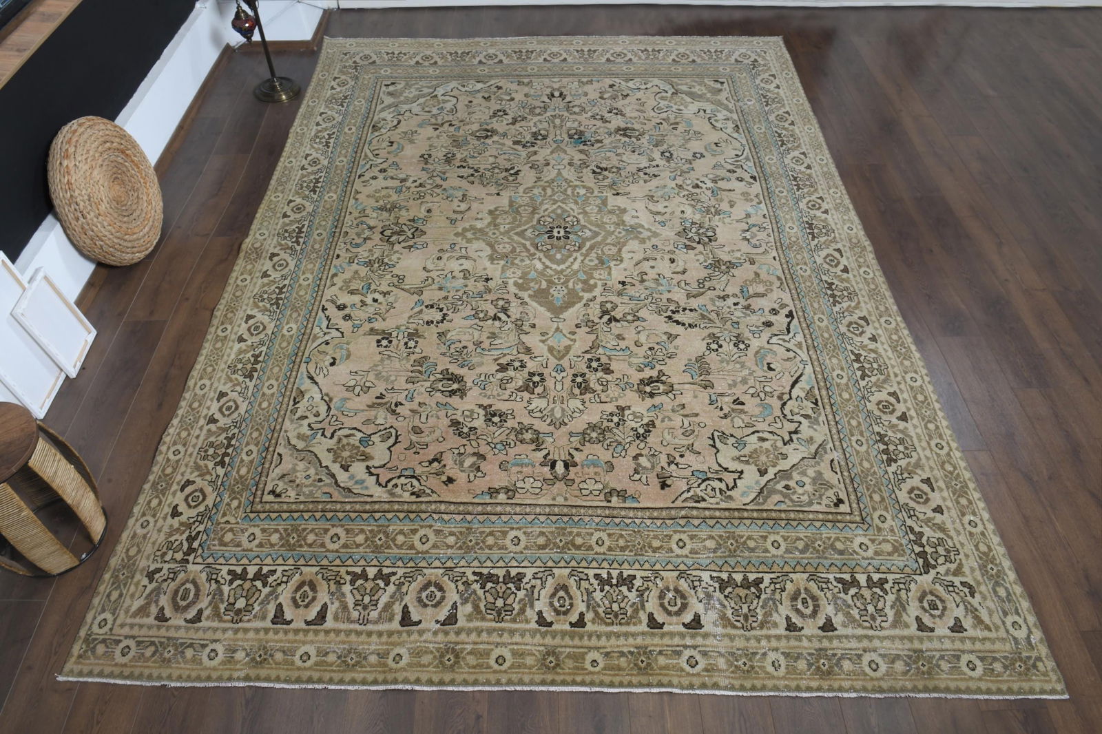 9.2x12.7 ft, PERSIAN MINIMALIST RUG - 2