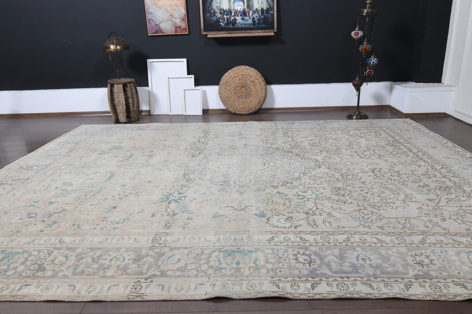 9.8x12.6 ft, NEUTRAL PERSIAN RUG - 10