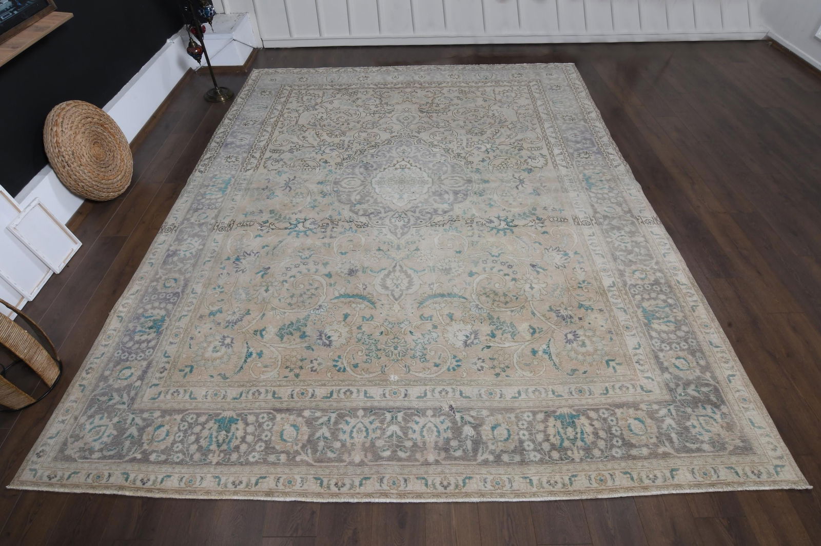 9.8x12.6 ft, NEUTRAL PERSIAN RUG - 2