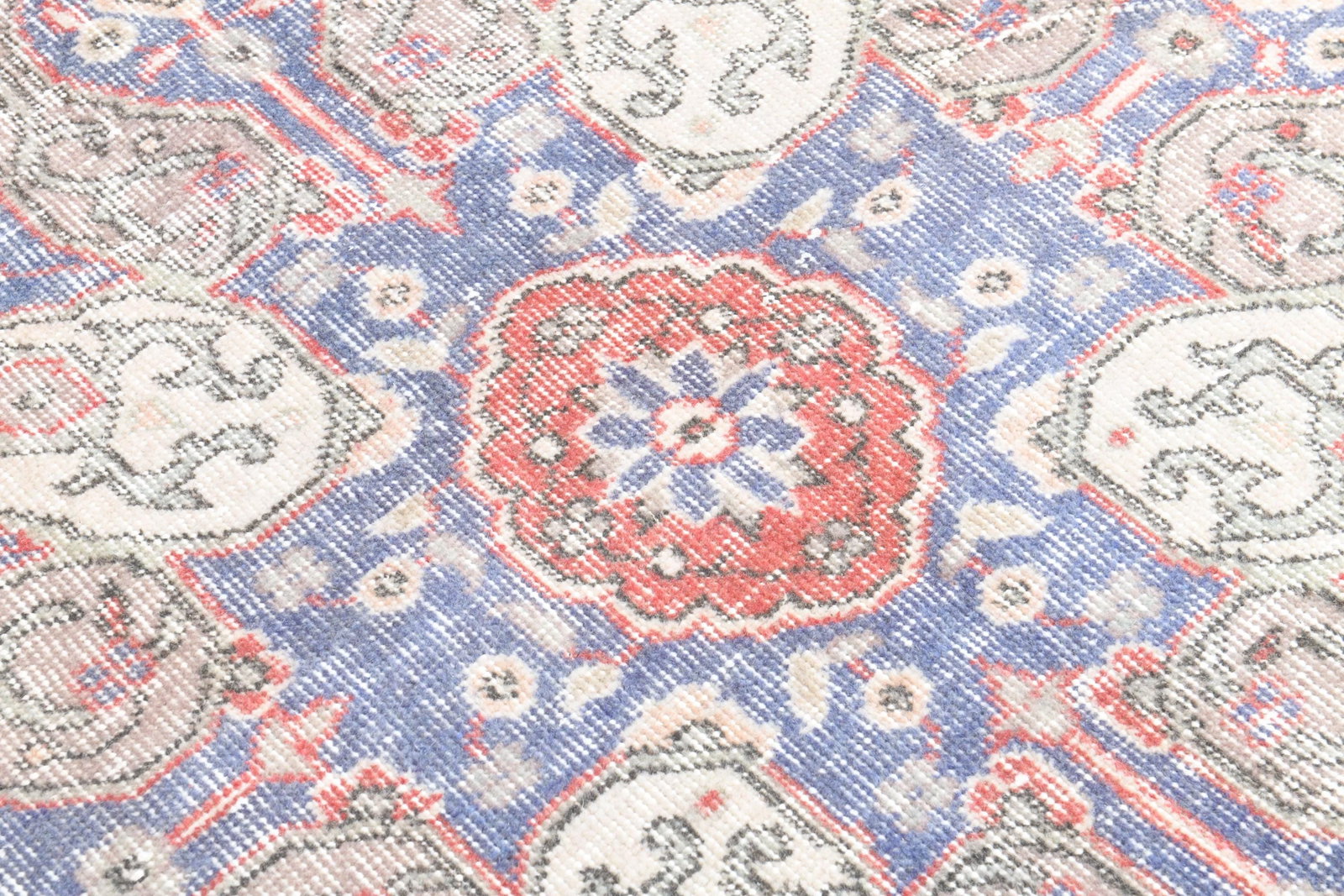 6'7x10'7 ft, PINK VINTAGE RUG - 8
