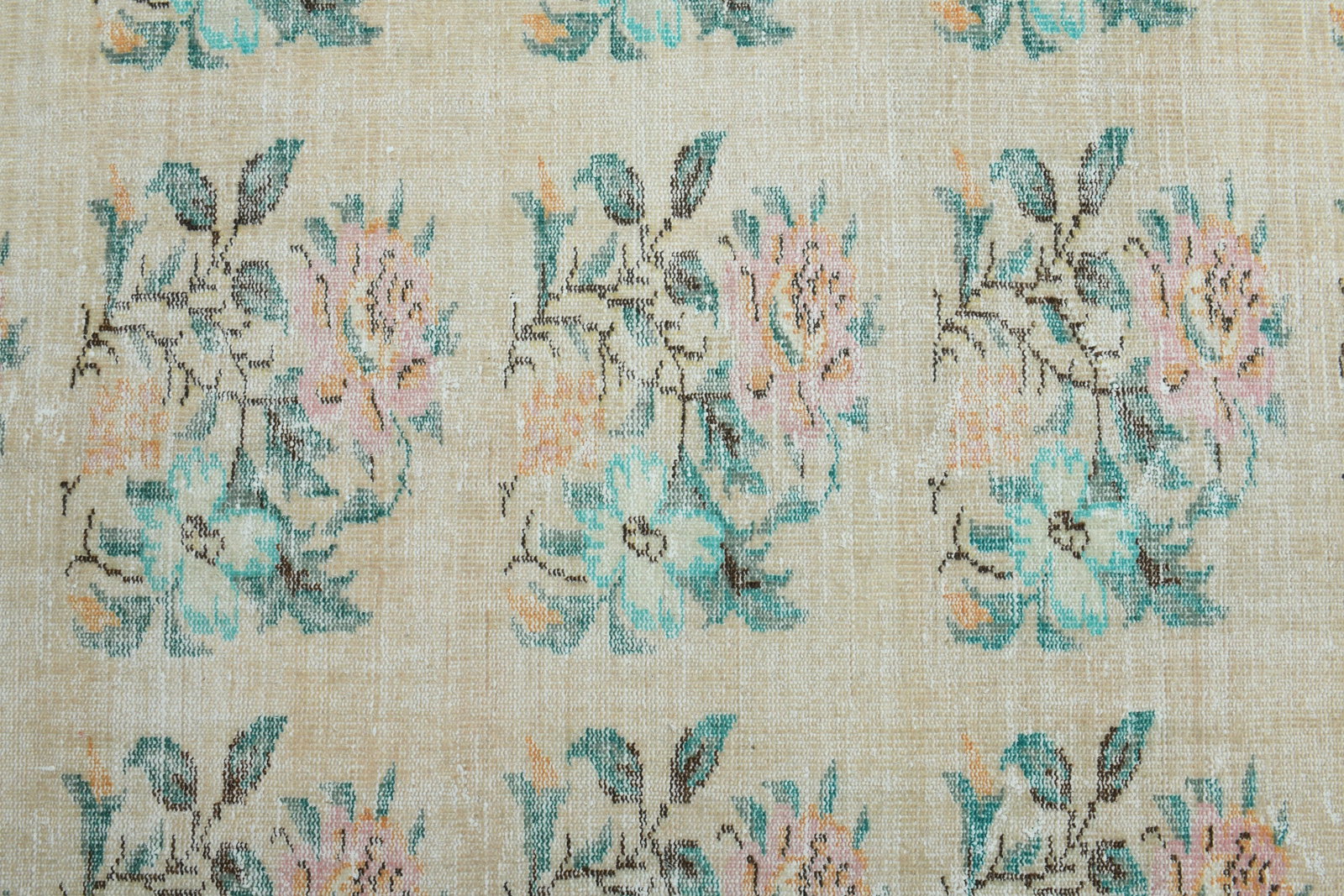 6'7x10'2 ft, TURKISH FADED FLORAL - 4