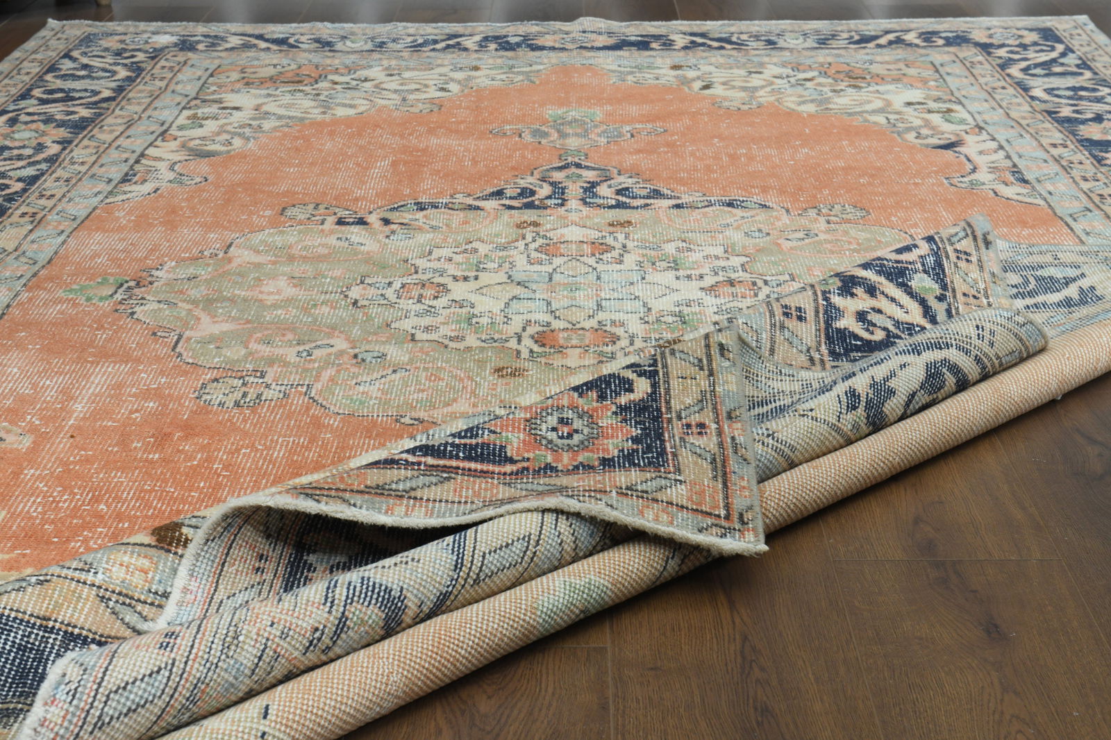 6'6x10'7 ft, ORANGE LUXURY DÉCOR - 10