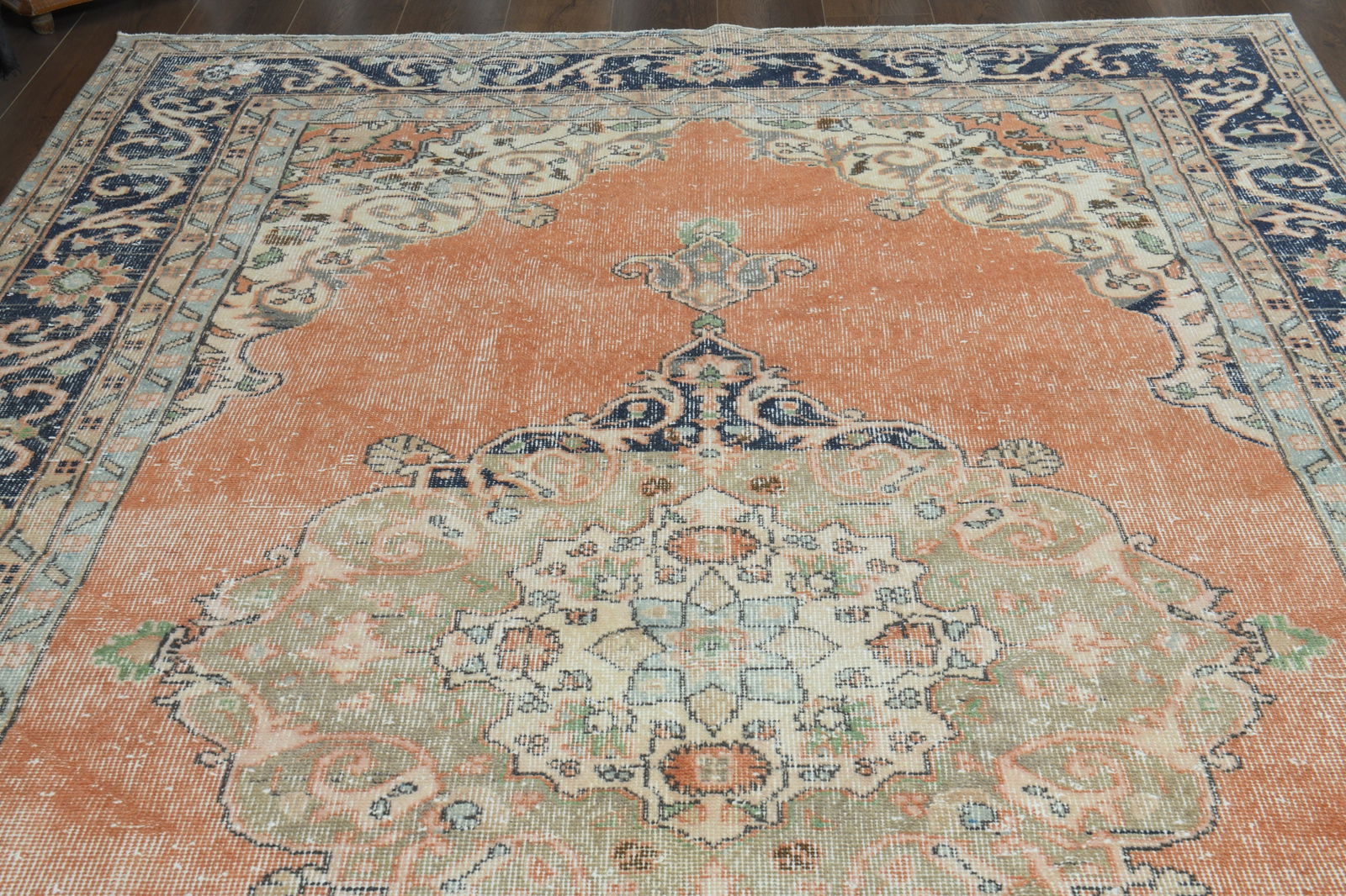 6'6x10'7 ft, ORANGE LUXURY DÉCOR - 5