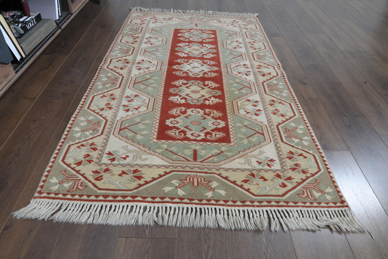 6'7x9'8 ft, SPRING DECOR, Floral Turkish Rug (1 of 10)