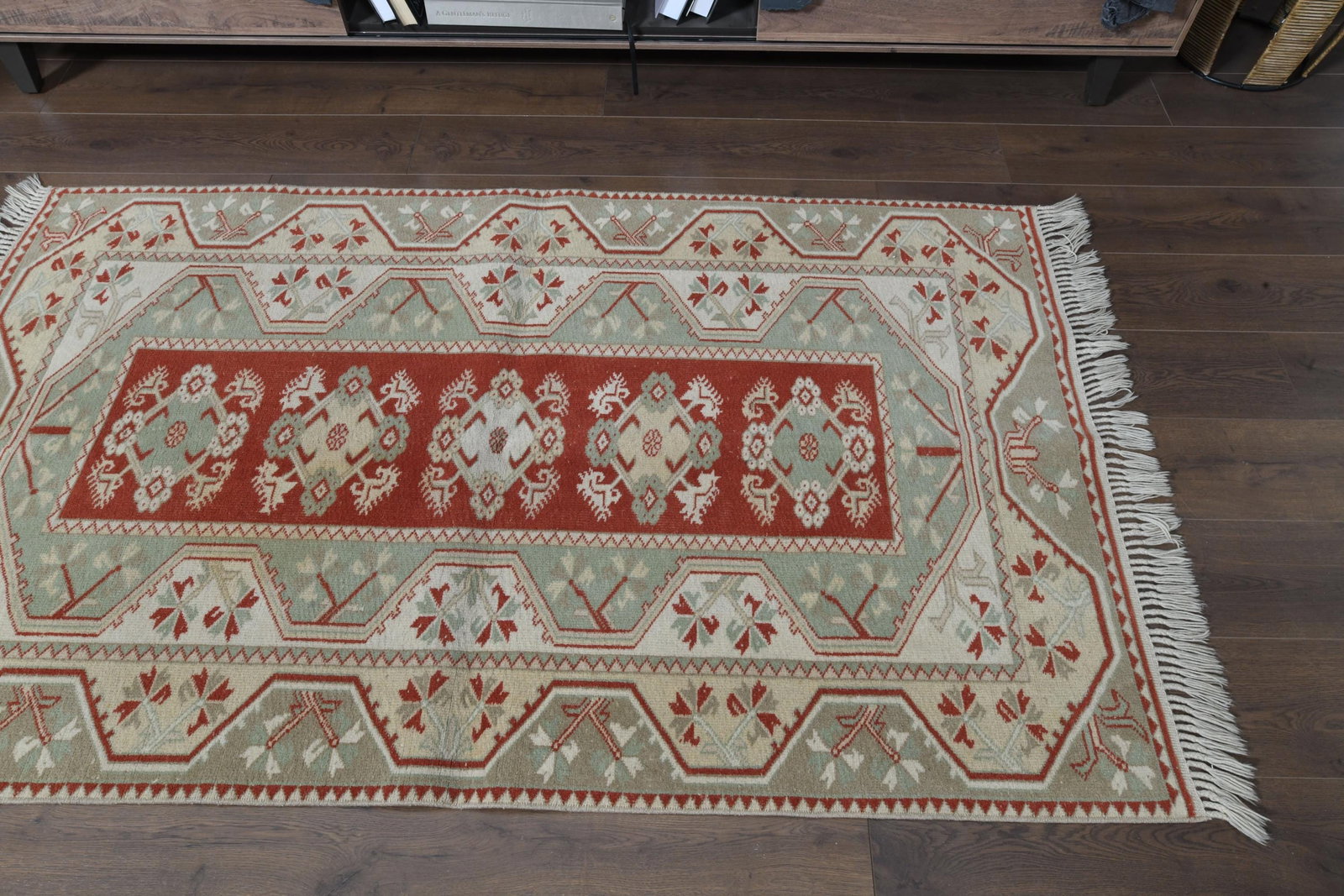 6'7x9'8 ft, SPRING DECOR, Floral Turkish Rug - 4