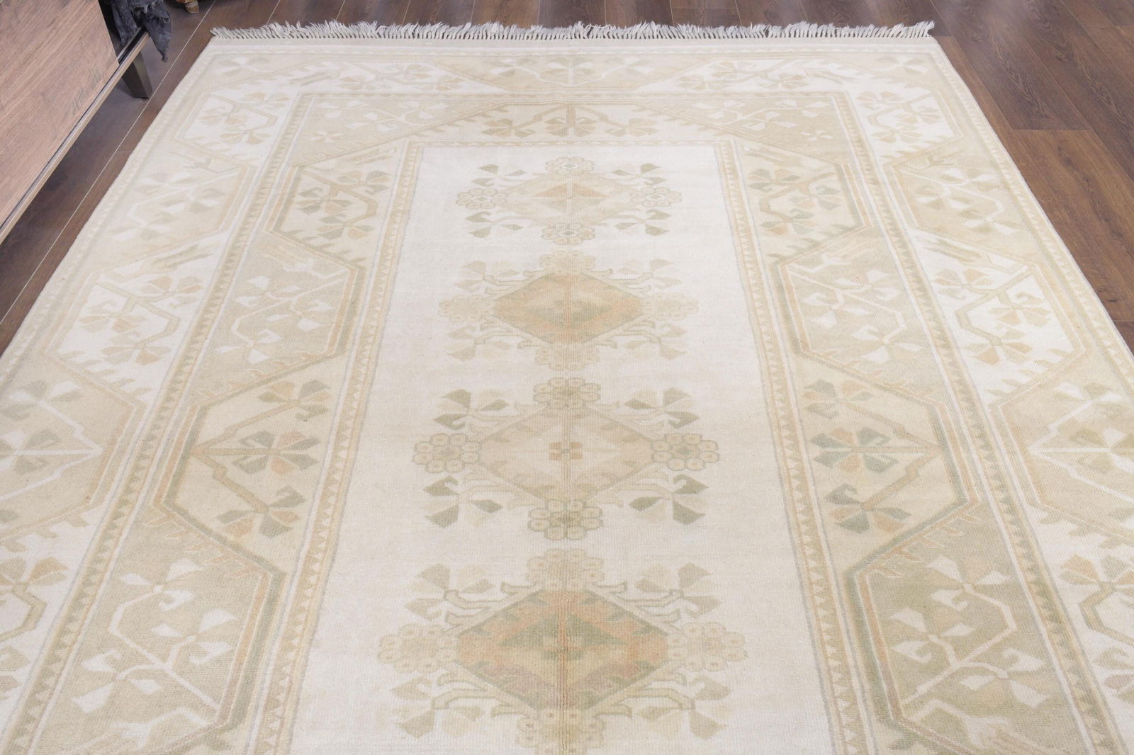 6'6x9'7 ft, NEUTRAL TURKISH RUG - 7