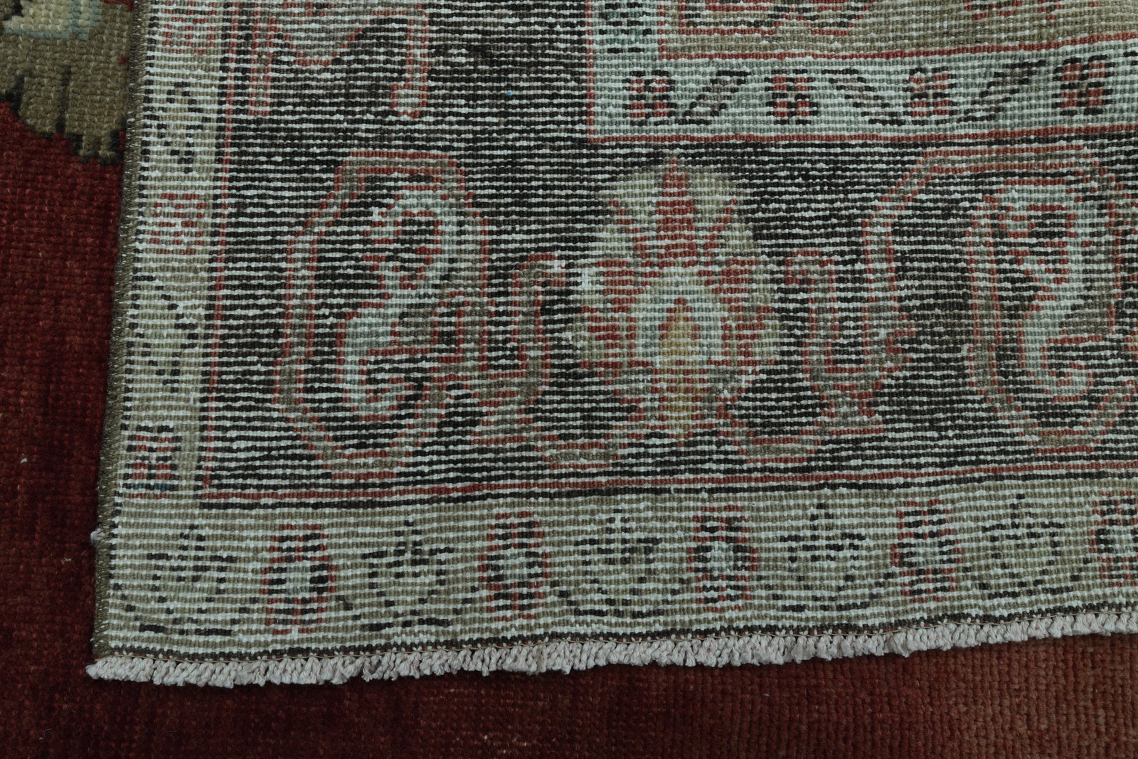5'6x9'1 ft, RED TURKISH RUG - 8