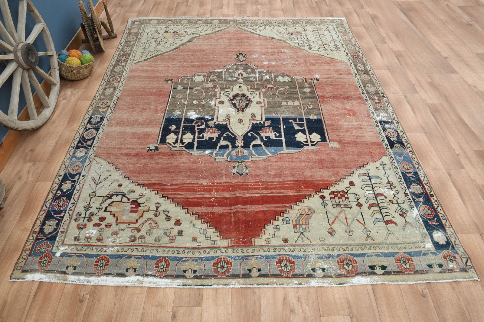 9'4x11'8 ft, PERSIAN OVERSIZED RUG (1 of 10)