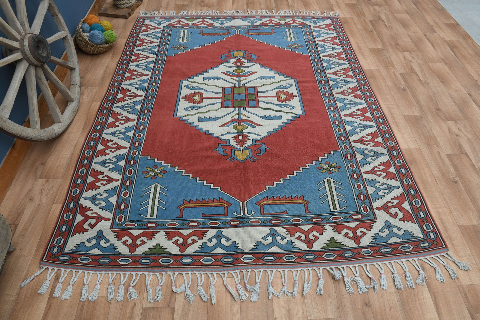 7'4x9'6 ft, TURKISH VINTAGE RUG (1 of 10)