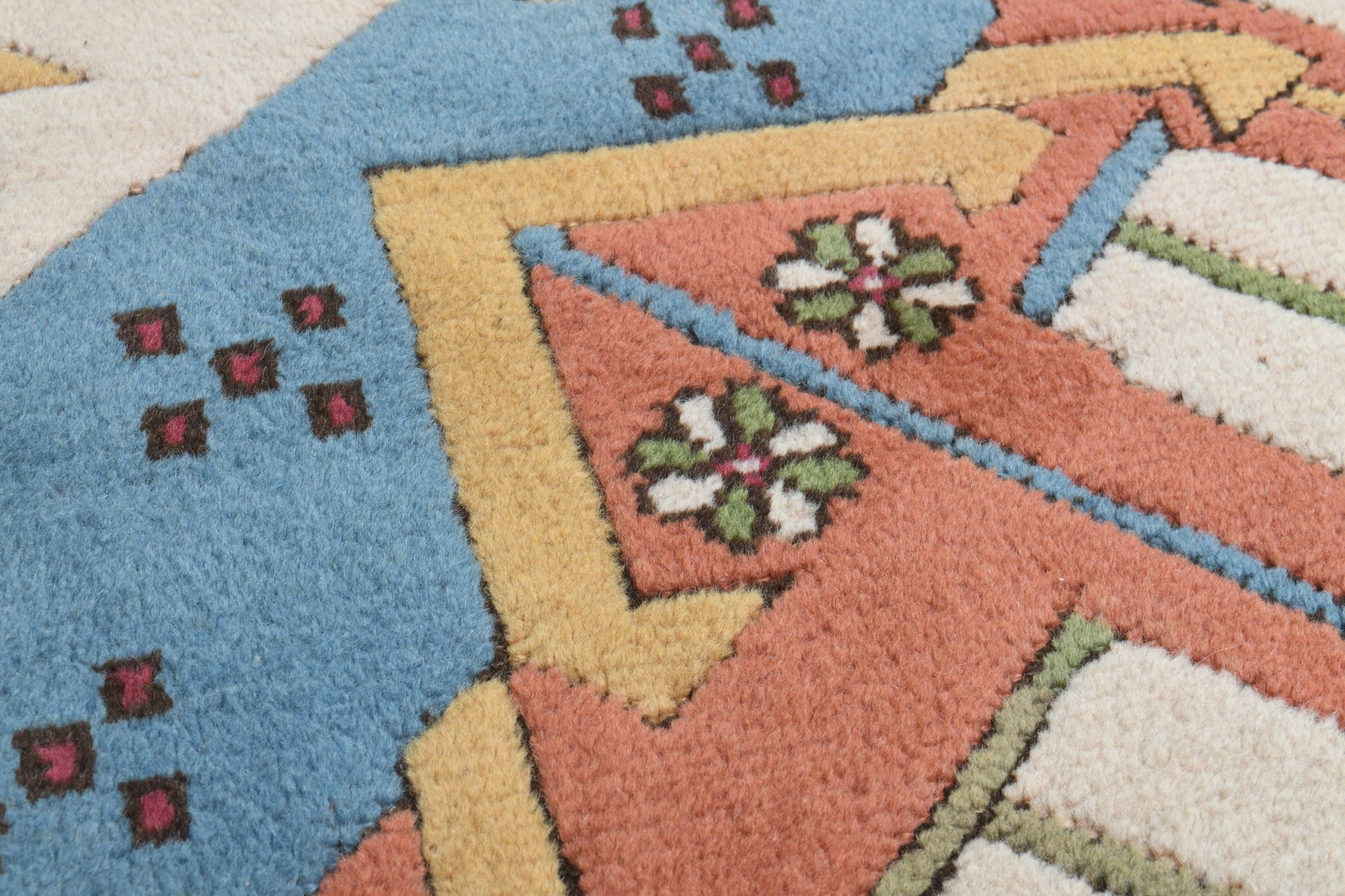 5'7x10'8 ft, GEOMETRİC, OUSHAK RUG - 3