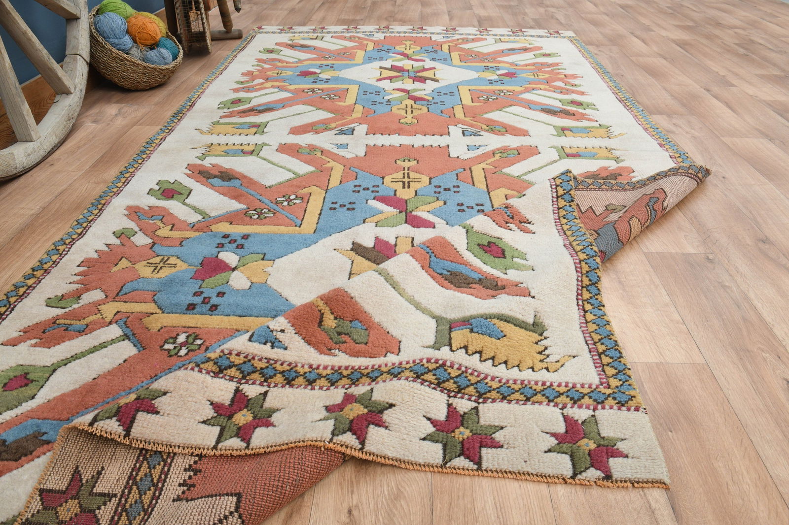 5'7x10'8 ft, GEOMETRİC, OUSHAK RUG - 4
