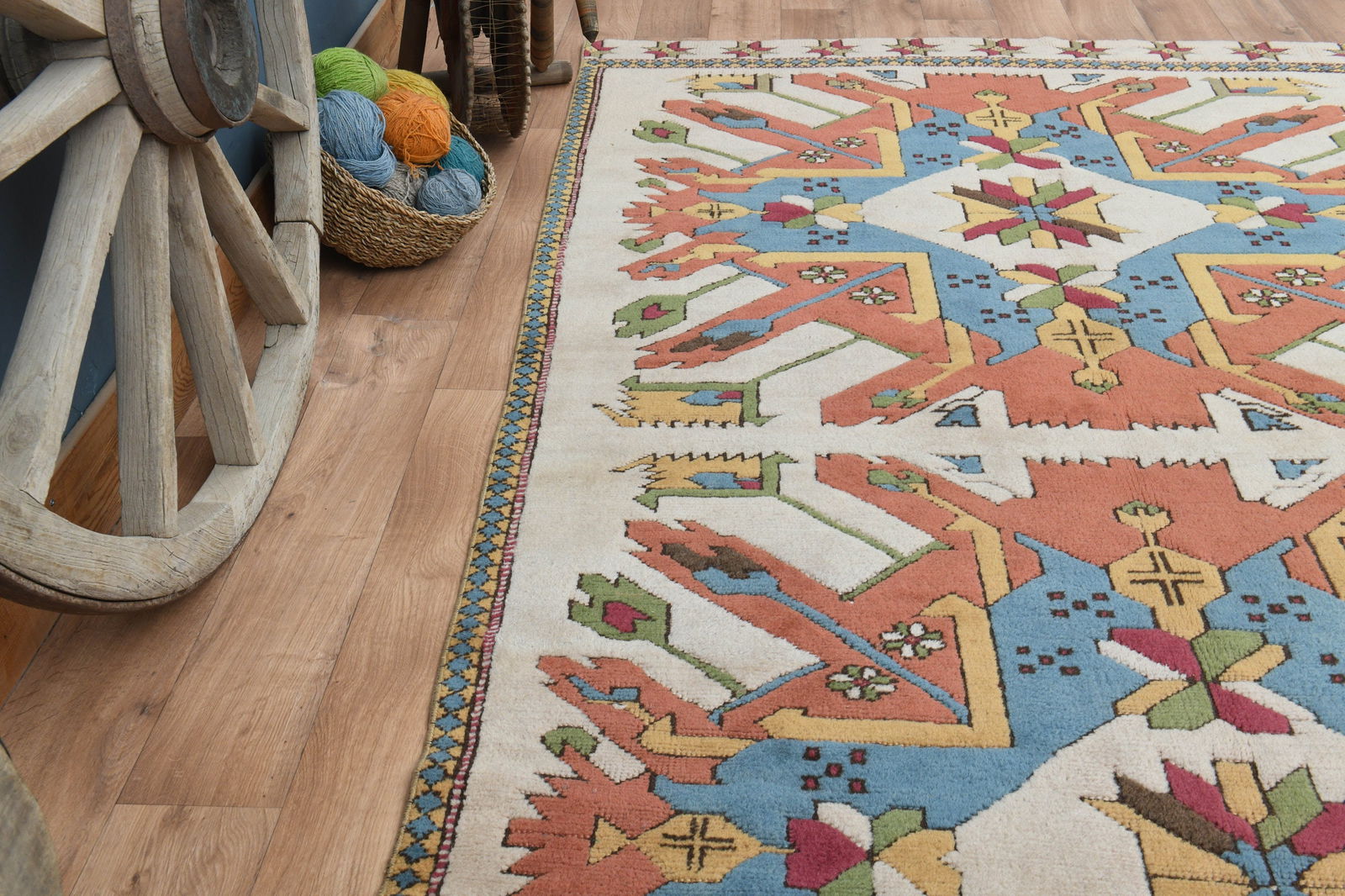 5'7x10'8 ft, GEOMETRİC, OUSHAK RUG - 5