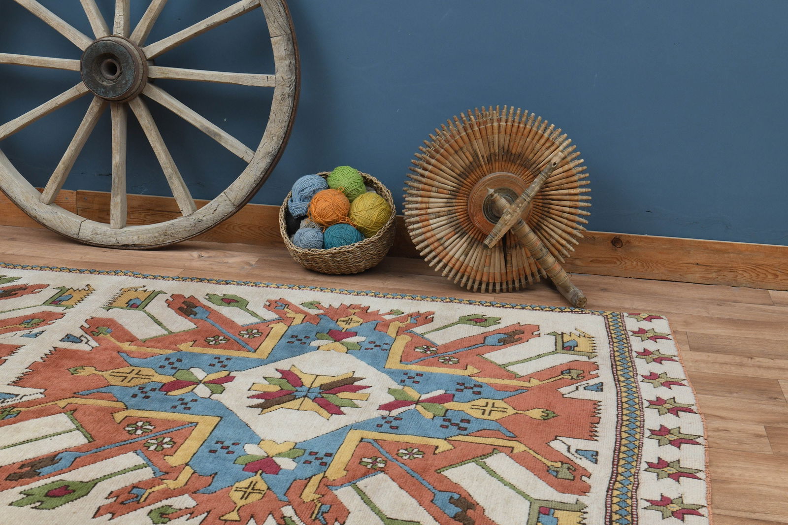 5'7x10'8 ft, GEOMETRİC, OUSHAK RUG - 9