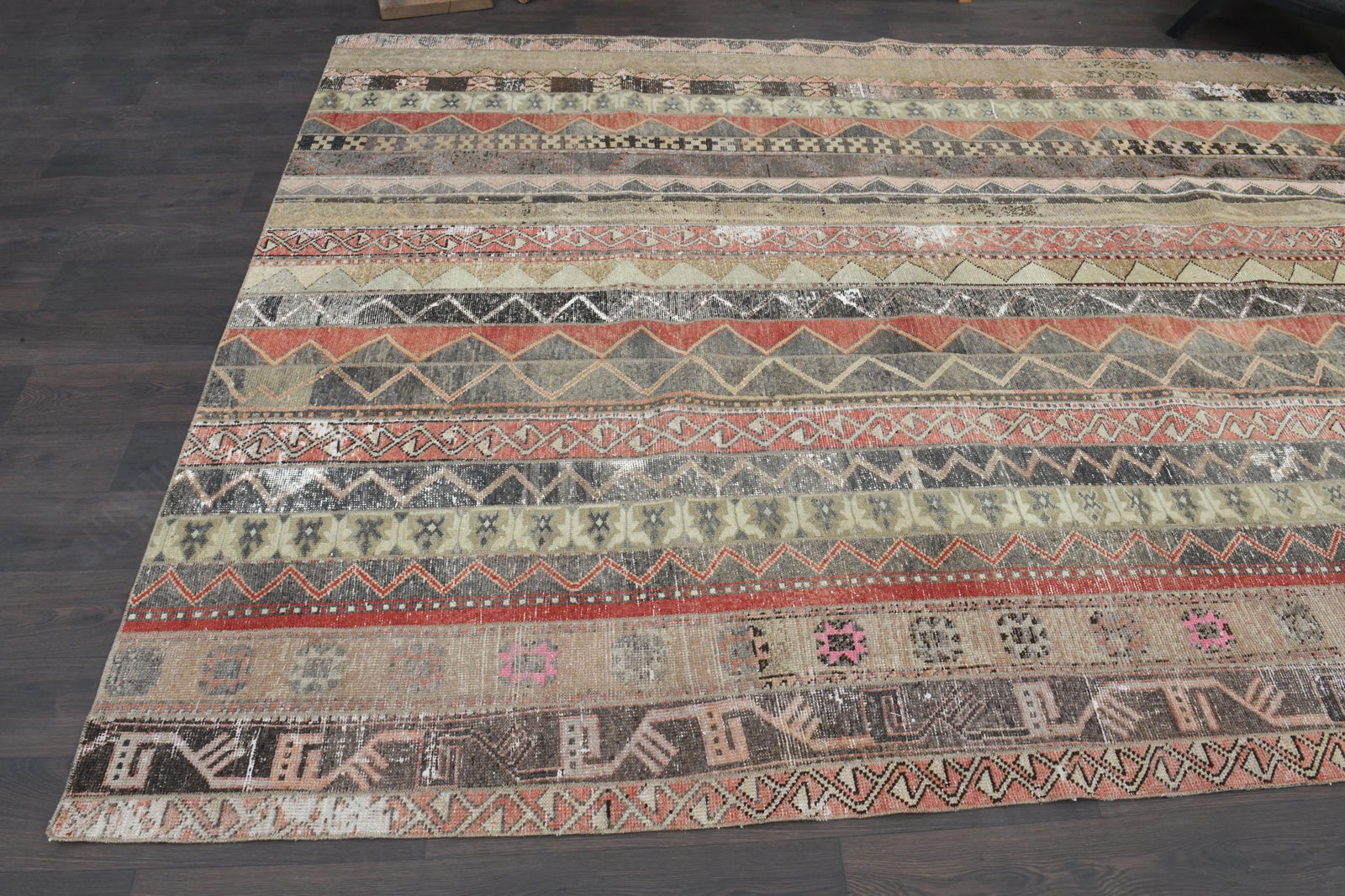 7'7x10'4 ft, PINK MINIMALIST RUG - 6