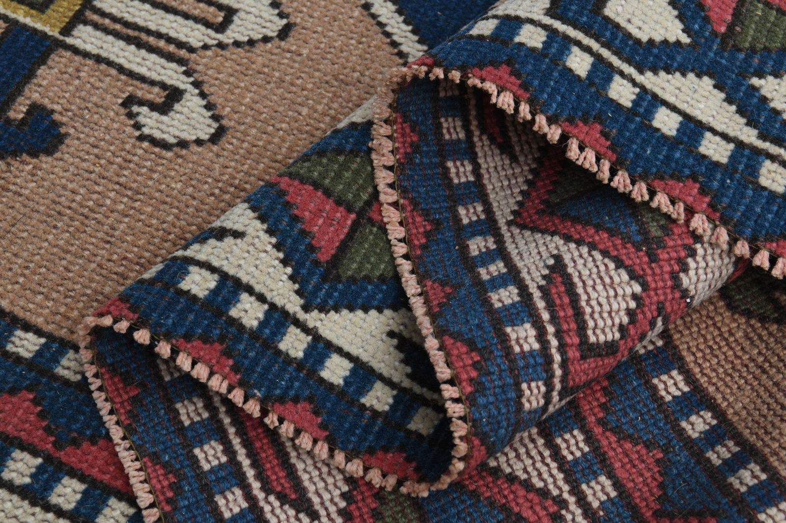 6'1x8'6 ft, ORANGE NAVY BLUE - 10