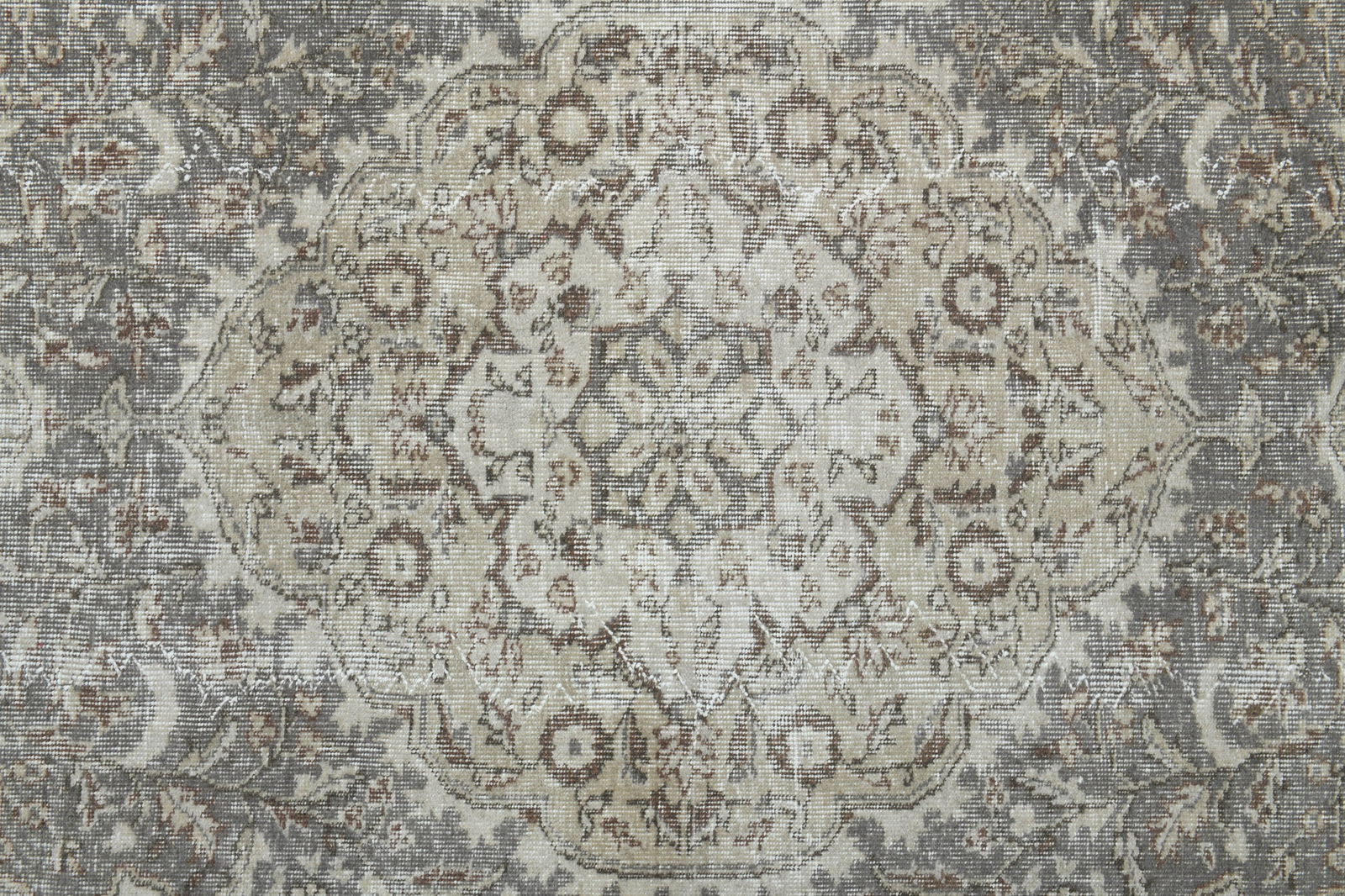 5'5x8'9 ft, BROWN BEIGE RUG - 9