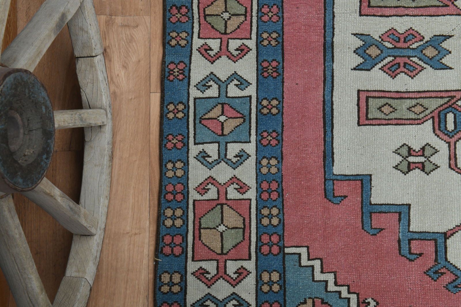 6'1x8'7 ft, PINK TURKISH ANTIQUE - 7