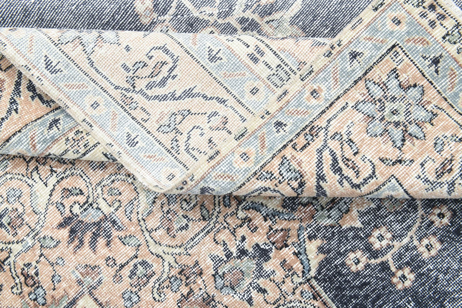 6'6x10'9 ft, BLUE VINTAGE RUG (1 of 10)