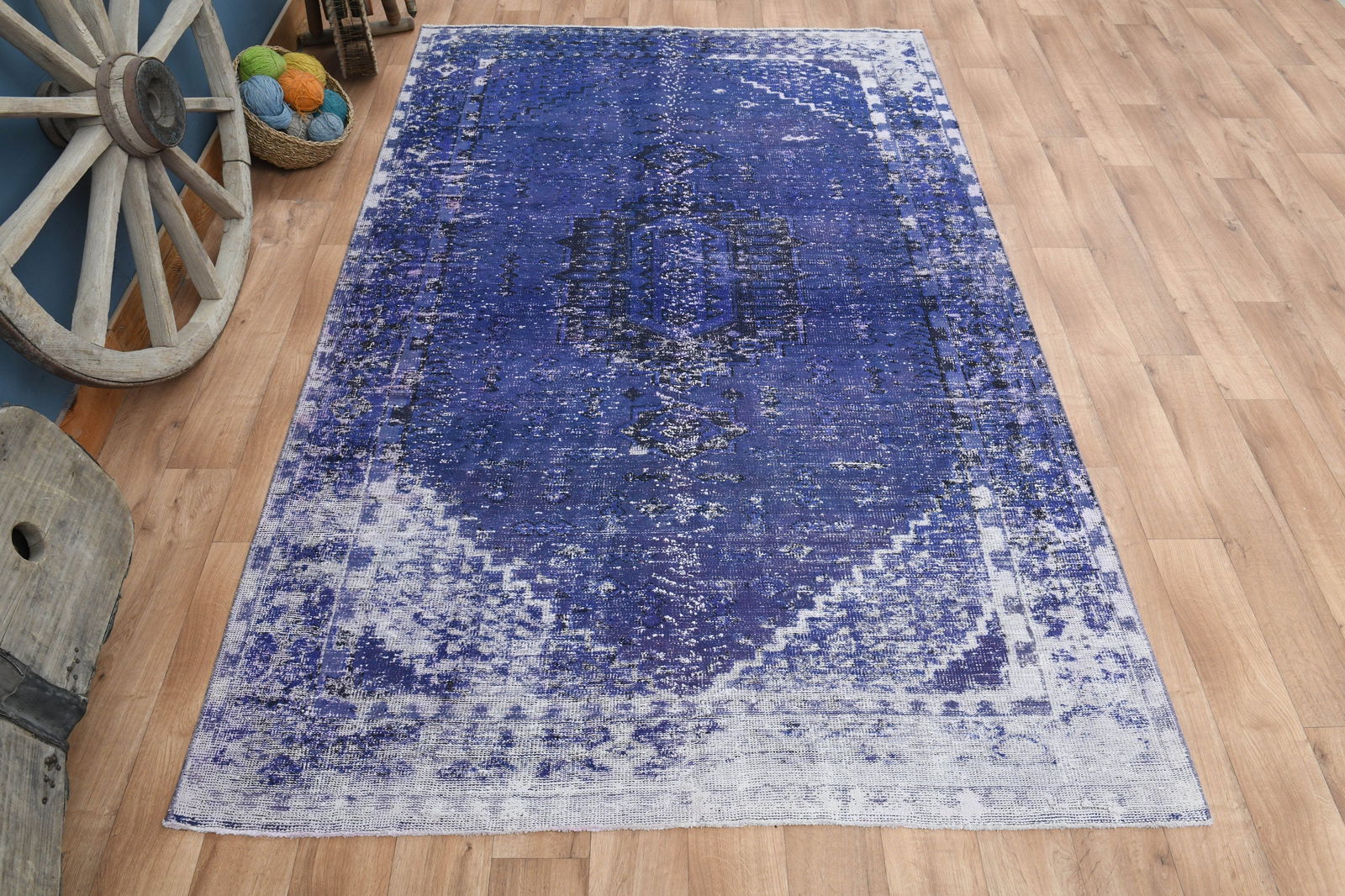 6x9'4 ft, OUSHAK VINTAGE RUG (1 of 10)