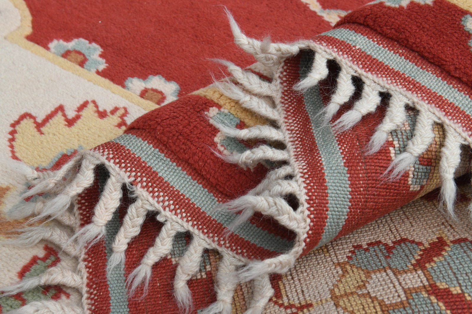 5'8x8 ft, RED BEIGE RUG (1 of 10)