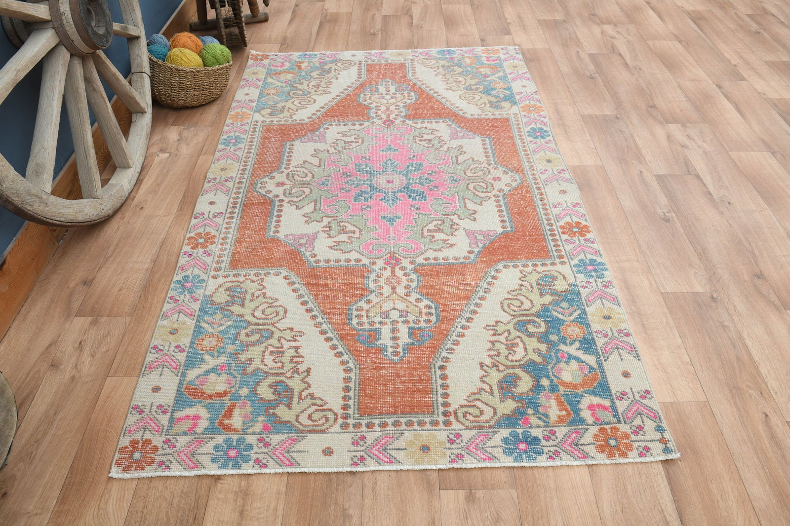 4'8x7 ft, ORIENTAL BOHEMIAN RUG (1 of 10)