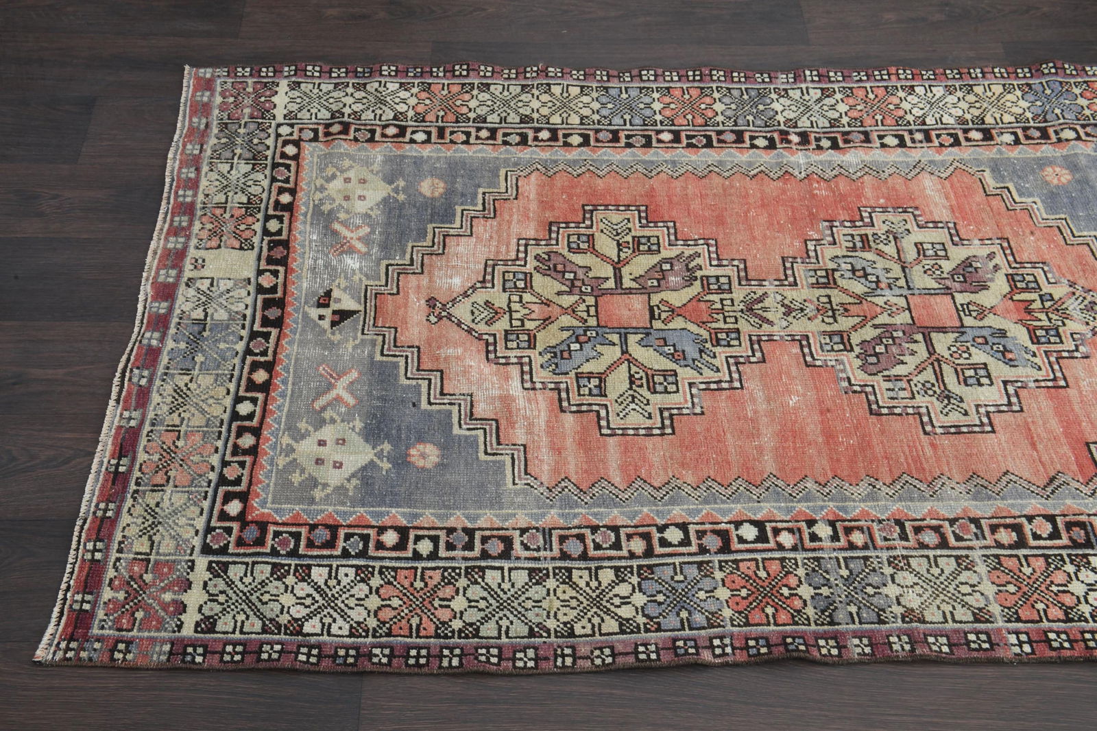 3'7x6'2 ft, Bohemian Tribal Rug - 6