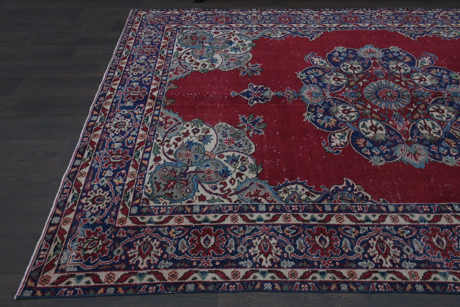 7x10 Vintage Turkish Rug - 8