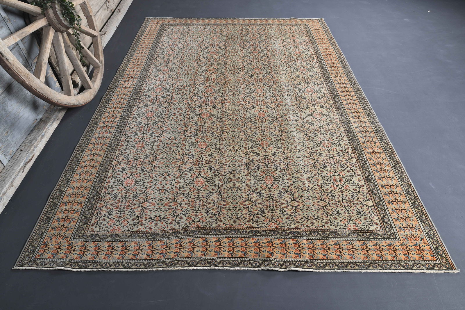 6.5x9.6 Turkish Vintage Rug (1 of 10)