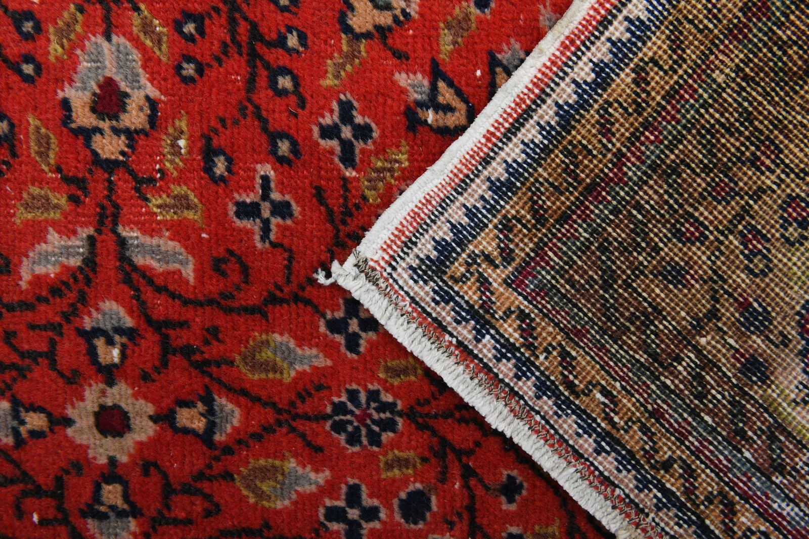 6.5x9.5 ft, TURKISH Rug, HOT PINK Green Vintage Area - 4