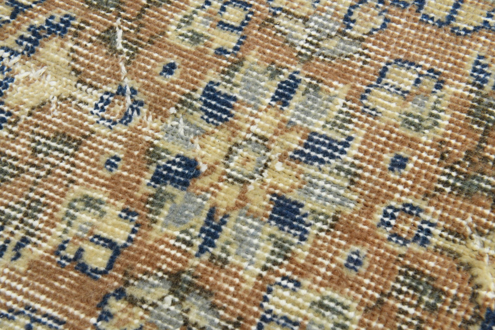 6'6x10'3 ft, FADED Orange Turkish Rug - 5