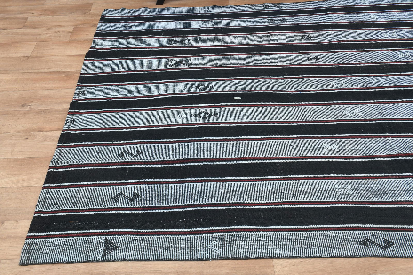 6'4x9'5 ft, MULTICOLOR Beige Green Brown, Vintage Turkish Area Rug - 8