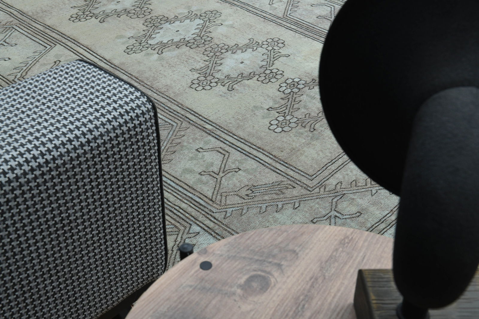 6x9 TURKISH RUG, Beige Brown Vintage - 8