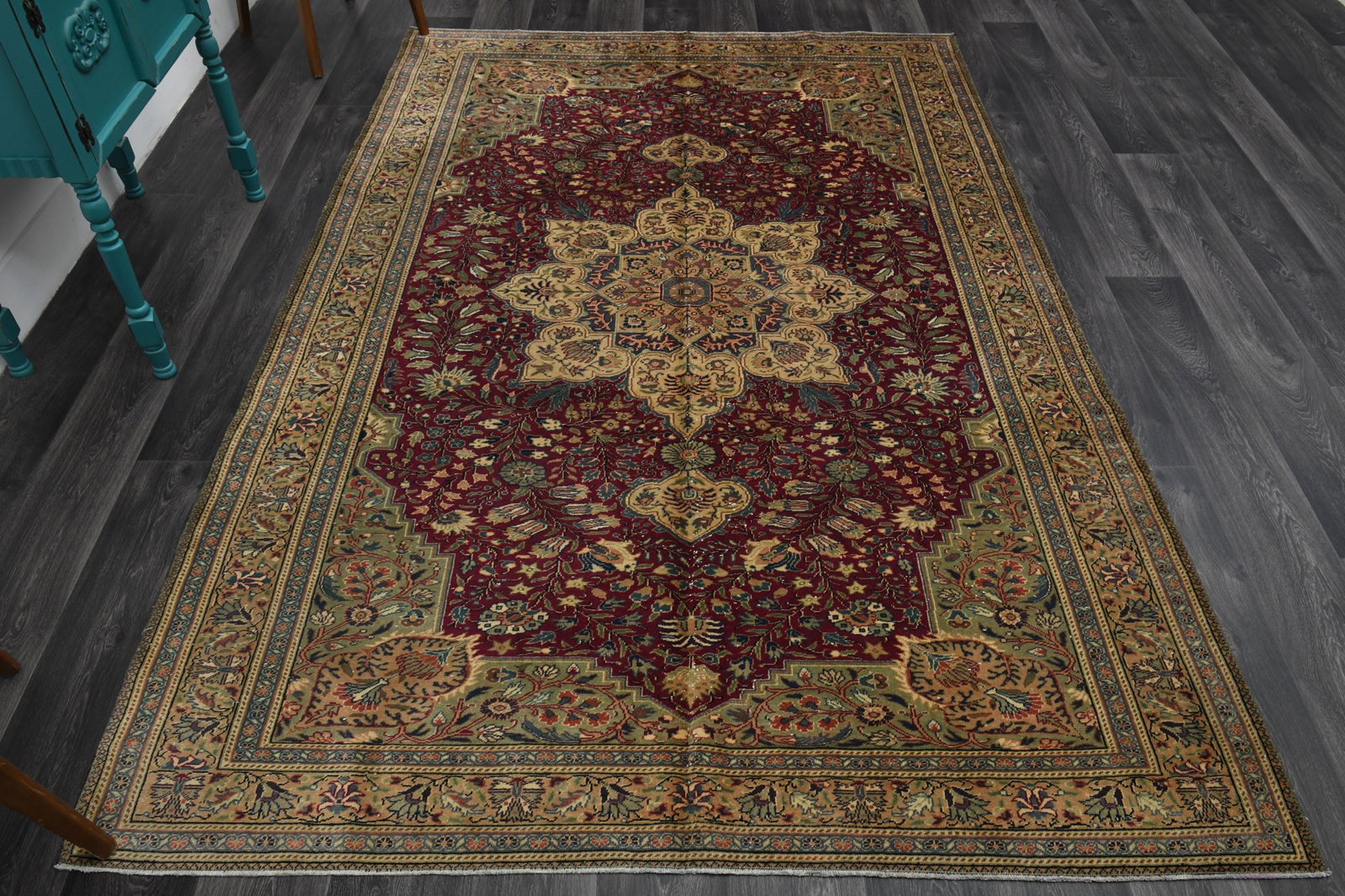 6.4x9.4 ft, TURKISH VINTAGE Rug (1 of 10)