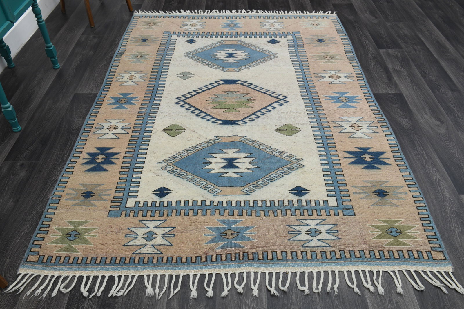 6.1x8.5 ft, TURKISH Rug, Vintage (1 of 10)