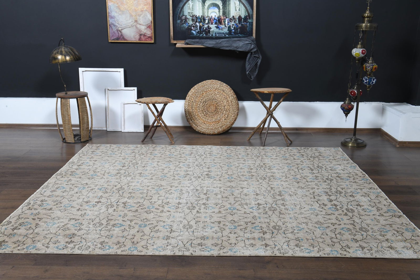 6.5x8.3 ft, TURKISH AREA RUG - 10